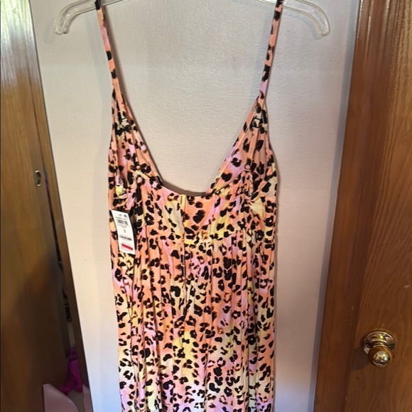 Bar III Pink and Black Swim Coverup - Picture 6 of 7